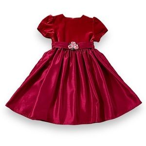 Elegant Red Kids Formal Dress